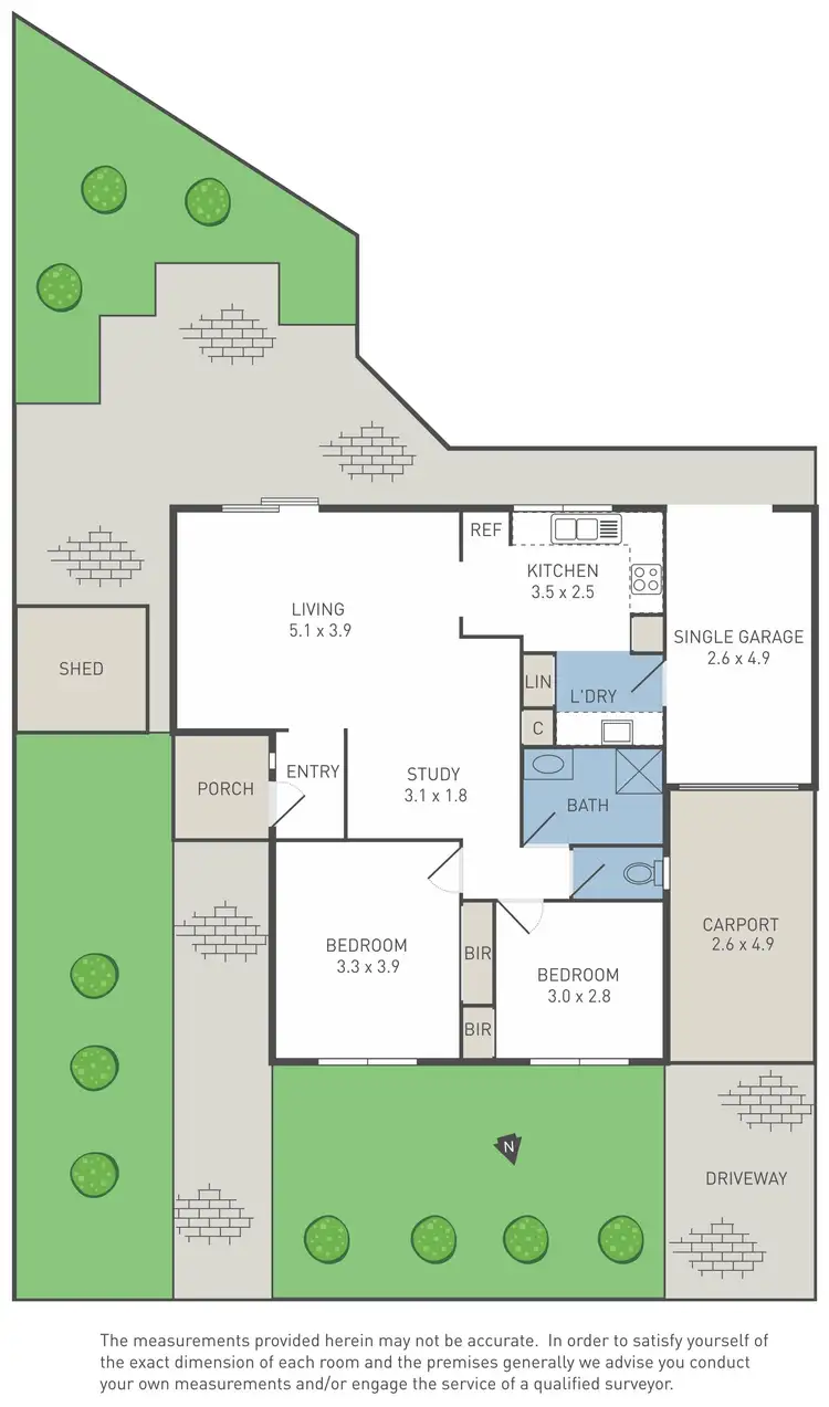 Floorplan of Homely house listing, 8 Torquay Way, Wyndham Vale VIC 3024