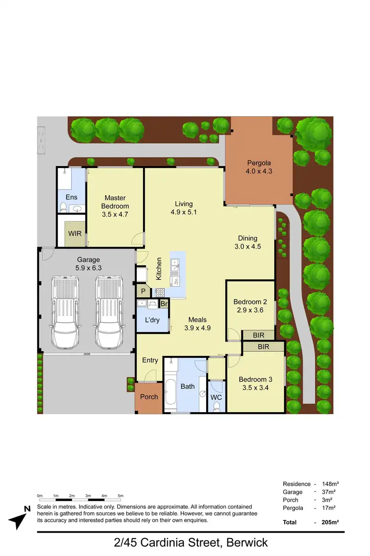 Floorplan of Homely unit listing, 2/45 Cardinia Street, Berwick VIC 3806