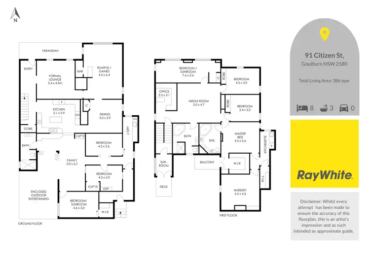 Floorplan of Homely house listing, 91 Citizen Street, Goulburn NSW 2580