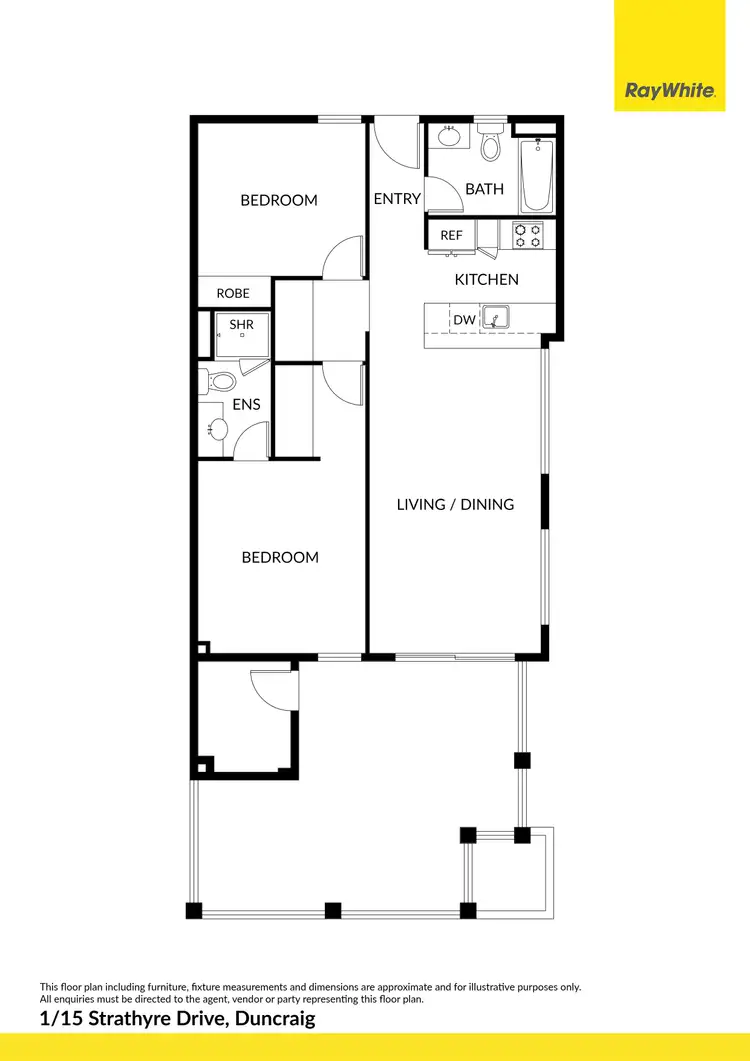 Floorplan of Homely house listing, 1/15 Strathyre Drive, Duncraig WA 6023