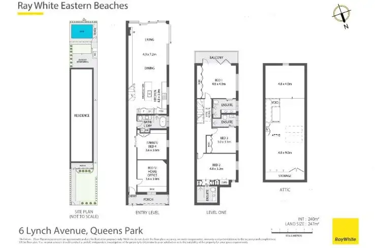 Floorplan of Homely house listing, 6 Lynch Avenue, Queens Park NSW 2022