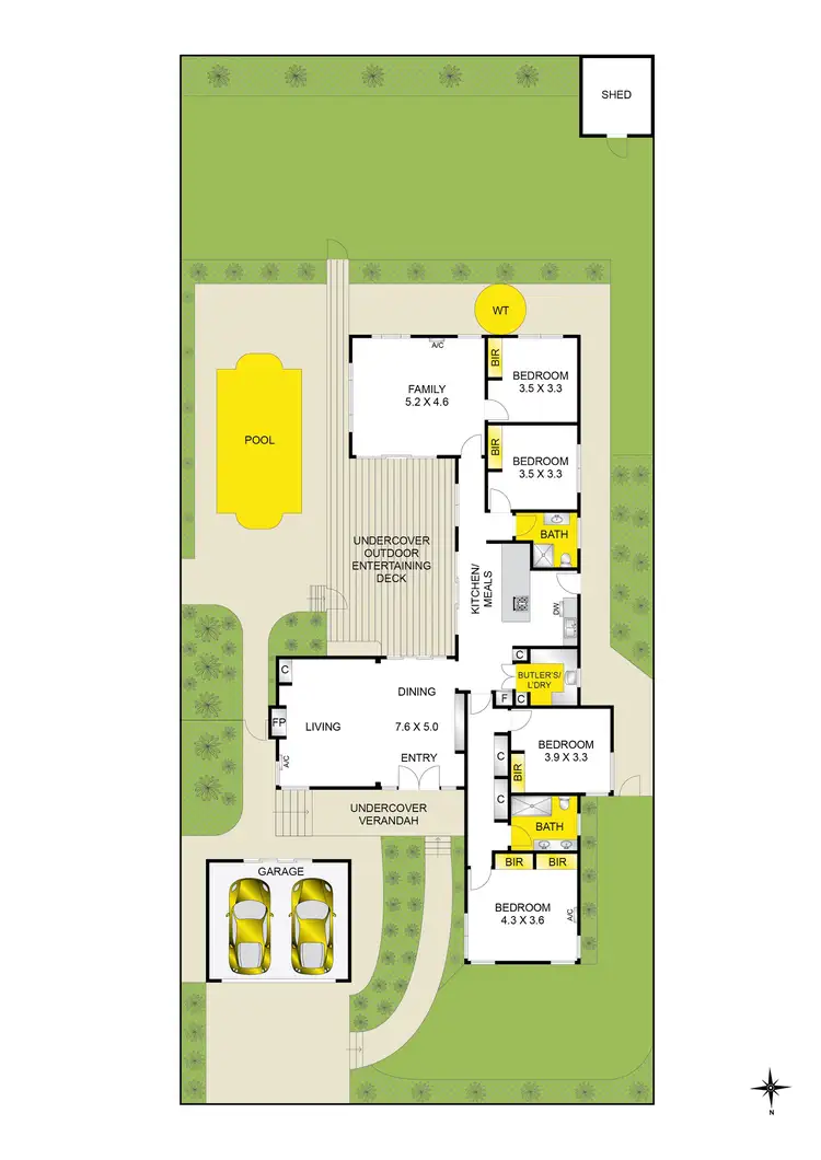 Floorplan of Homely house listing, 91 Shackleton Street, Belmont VIC 3216