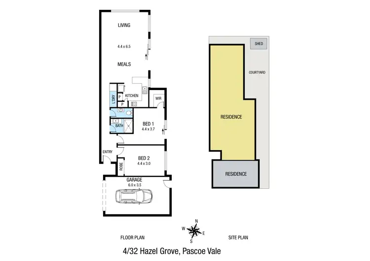 Floorplan of Homely unit listing, 4/32 Hazel Grove, Pascoe Vale VIC 3044
