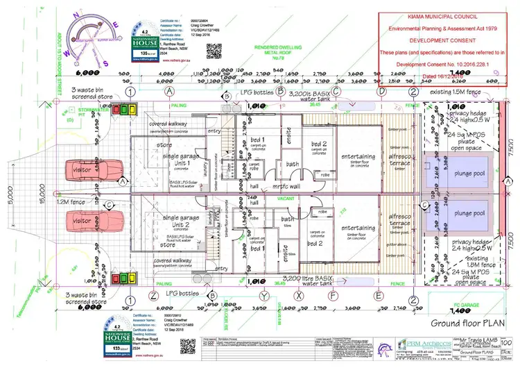 Floorplan of Homely semi-detached listing, 76a Renfrew Road, Werri Beach NSW 2534