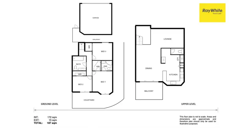 Floorplan of Homely townhouse listing, 1/10 Mawson Place, Forest Lake QLD 4078