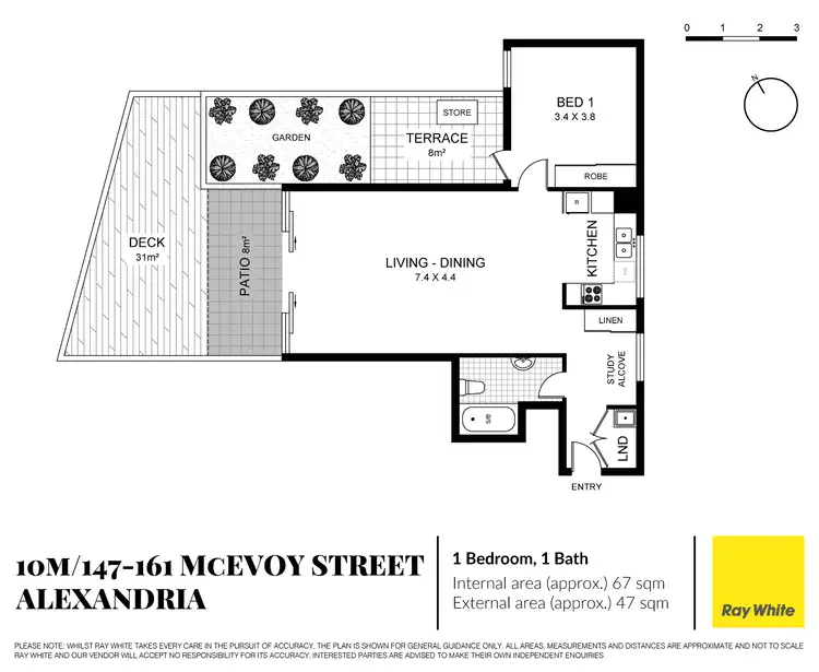 Floorplan of Homely apartment listing, 10M/147-161 Mcevoy Street, Alexandria NSW 2015