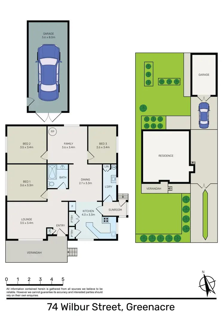 Floorplan of Homely house listing, 74 Wilbur Street, Greenacre NSW 2190