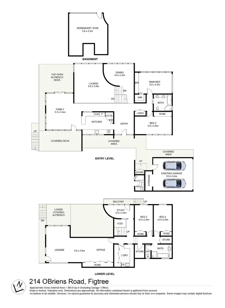 Floorplan of Homely house listing, 214 O'Briens Road, Figtree NSW 2525