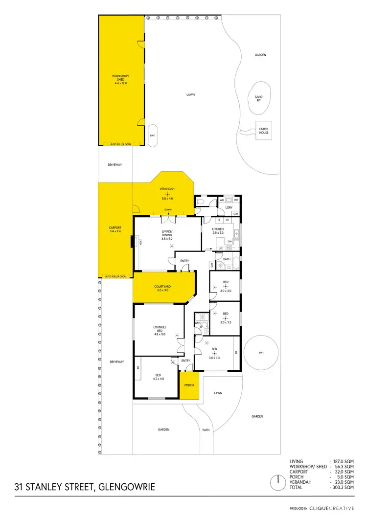 Floorplan of Homely house listing, 31 Stanley Street, Glengowrie SA 5044