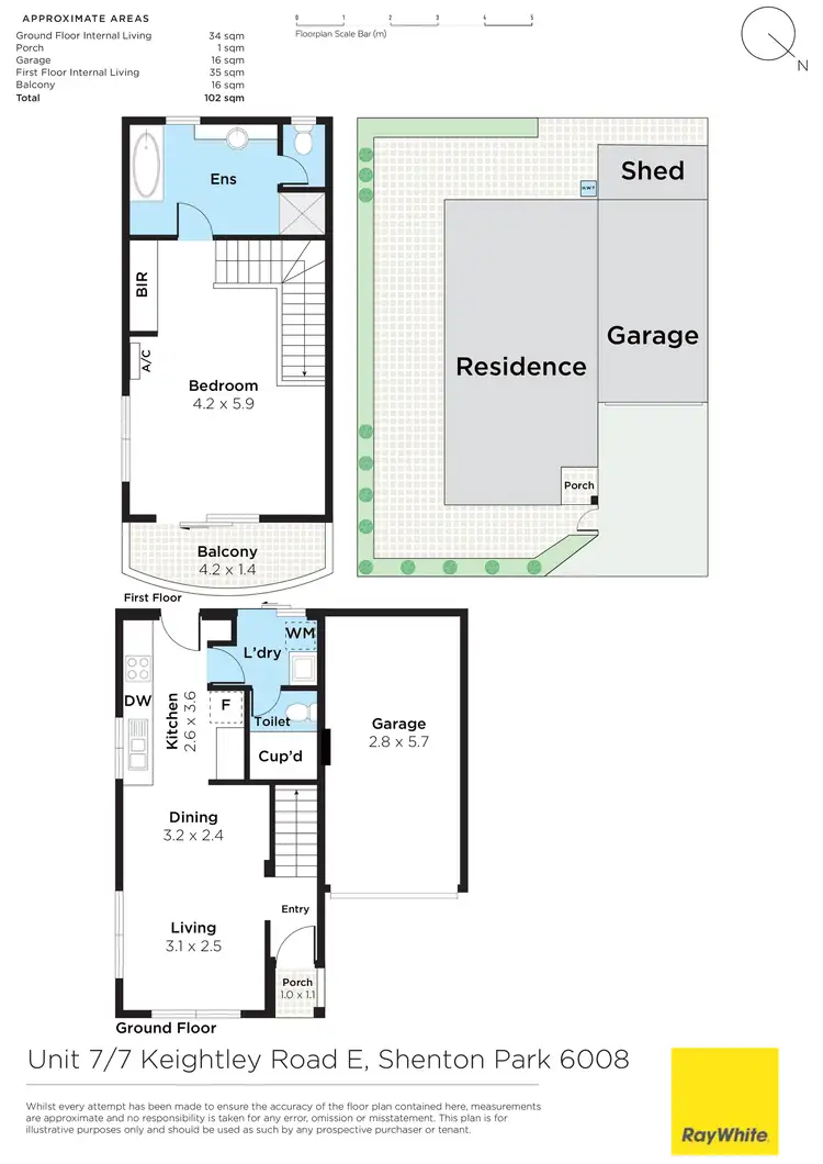 Floorplan of Homely house listing, 7/7 Keightley Road, Shenton Park WA 6008