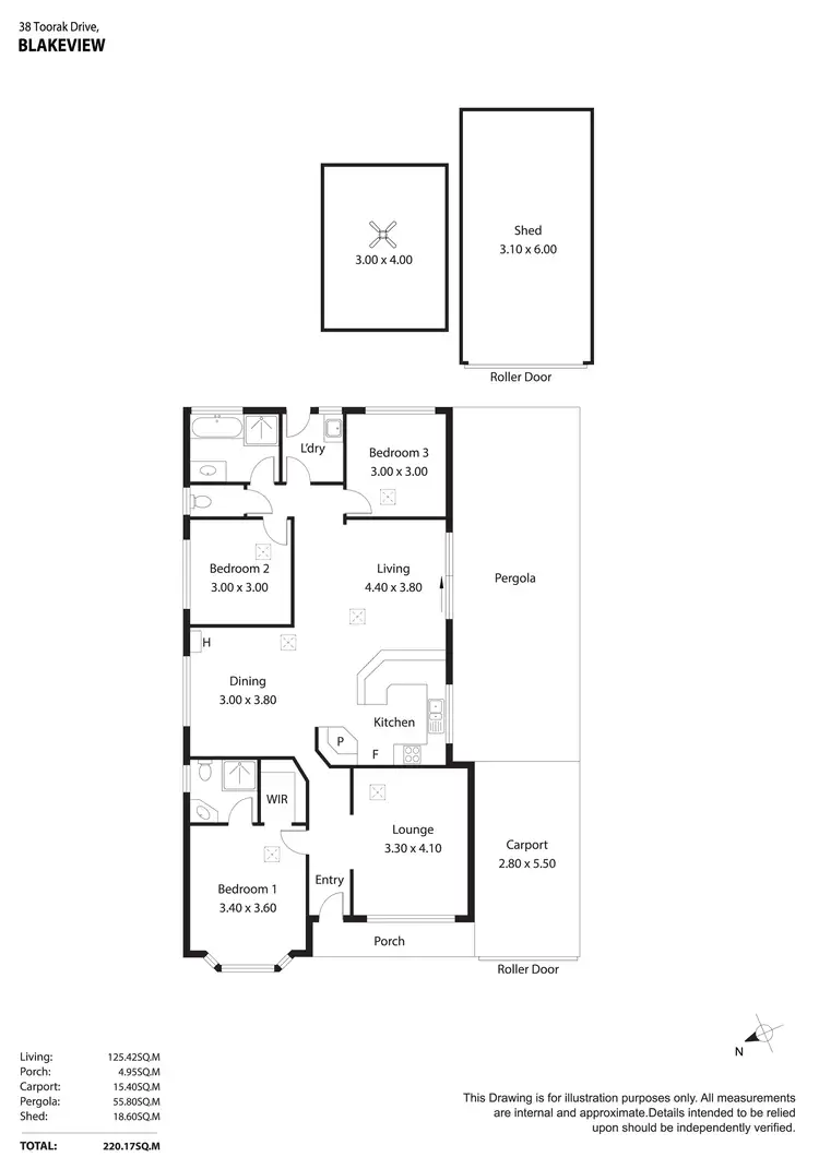 Floorplan of Homely house listing, 38 Toorak Drive, Blakeview SA 5114