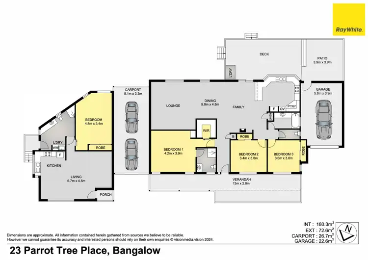Floorplan of Homely house listing, 23 & 23A Parrot Tree Place, Bangalow NSW 2479