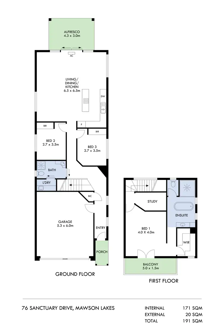 Floorplan of Homely house listing, 76 Sanctuary Drive, Mawson Lakes SA 5095