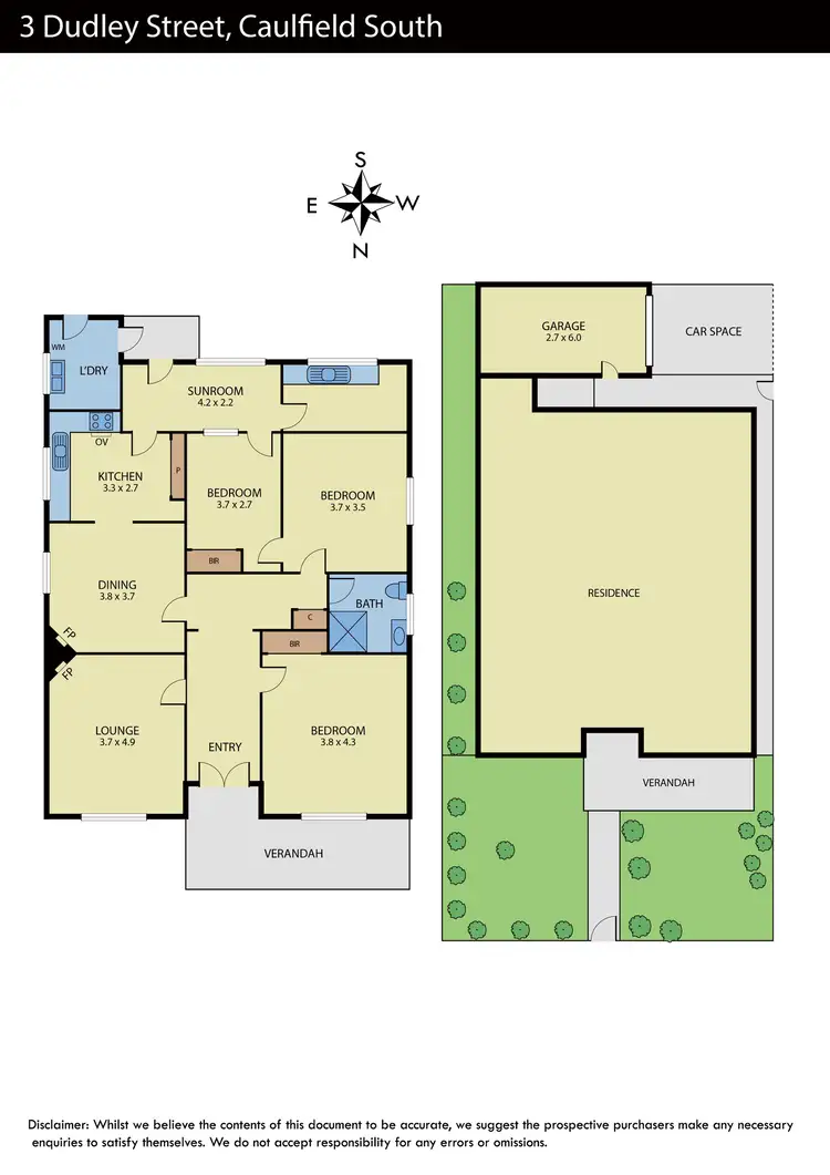 Floorplan of Homely house listing, 3 Dudley Street, Caulfield East VIC 3145