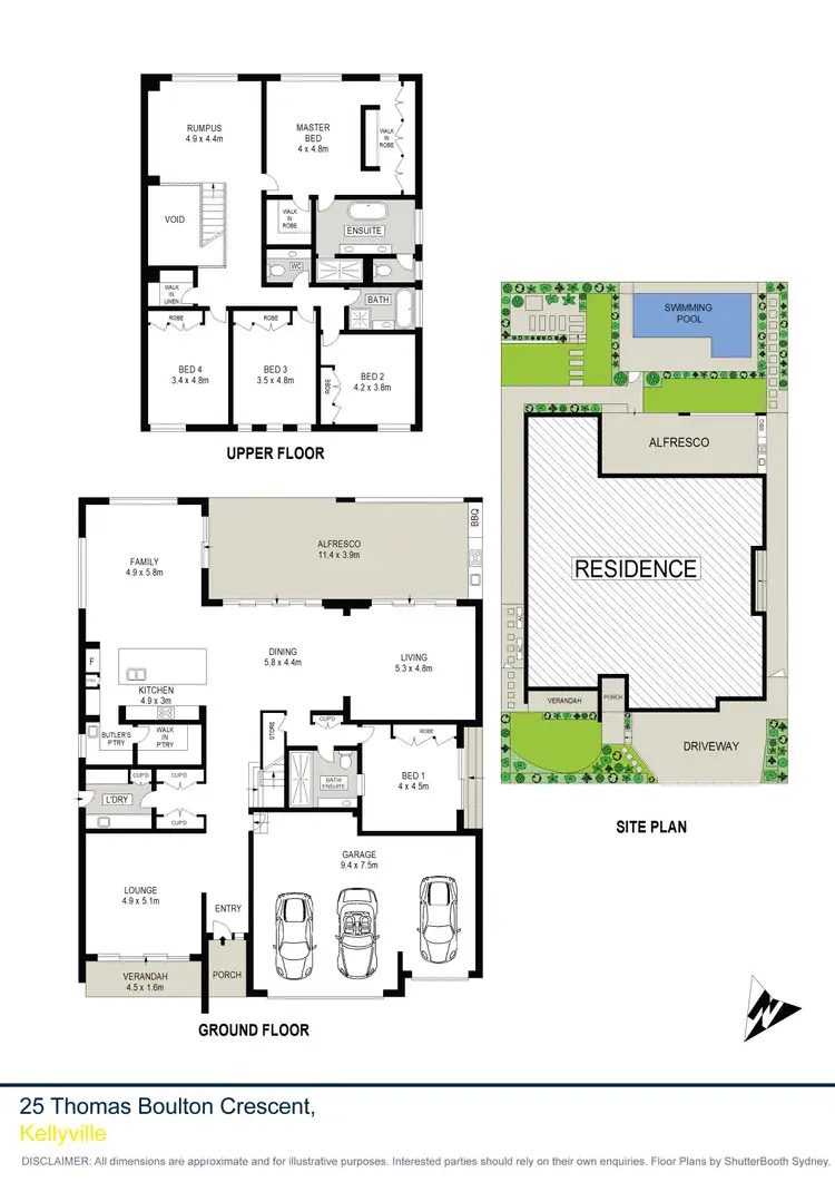 Floorplan of Homely house listing, 25 Thomas Boulton Circuit, Kellyville NSW 2155
