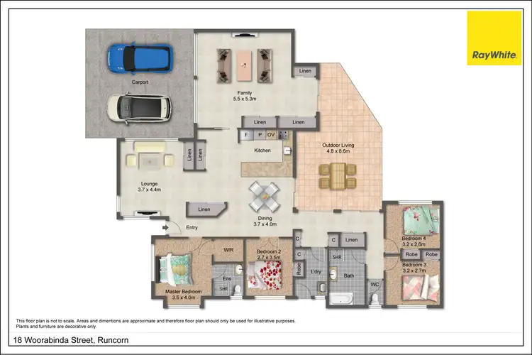 Floorplan of Homely house listing, 18 Woorabinda Street, Runcorn QLD 4113