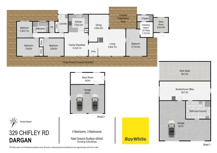 Floorplan of Homely house listing, 329 Chifley Road, Dargan NSW 2786