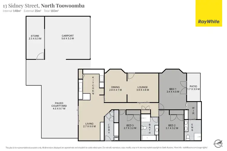 Floorplan of Homely house listing, 13 Sidney Street, North Toowoomba QLD 4350