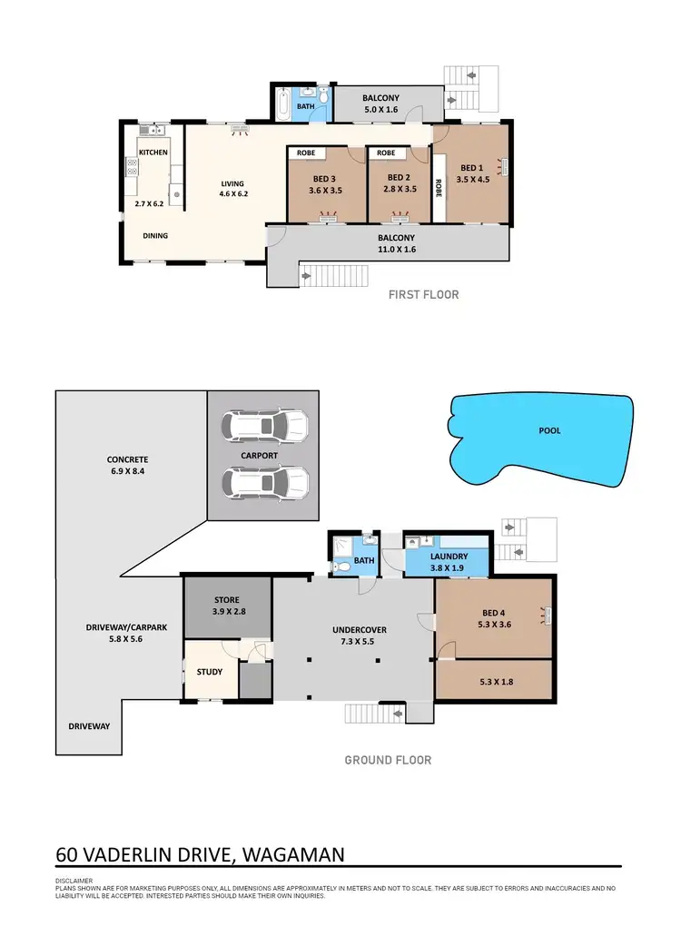 Floorplan of Homely house listing, 60 Vanderlin Drive, Wagaman NT 810