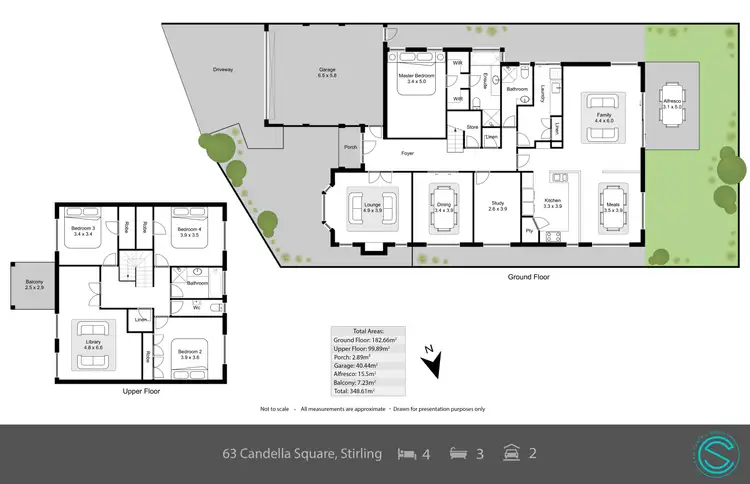 Floorplan of Homely house listing, 63 Candella Square, Stirling WA 6021