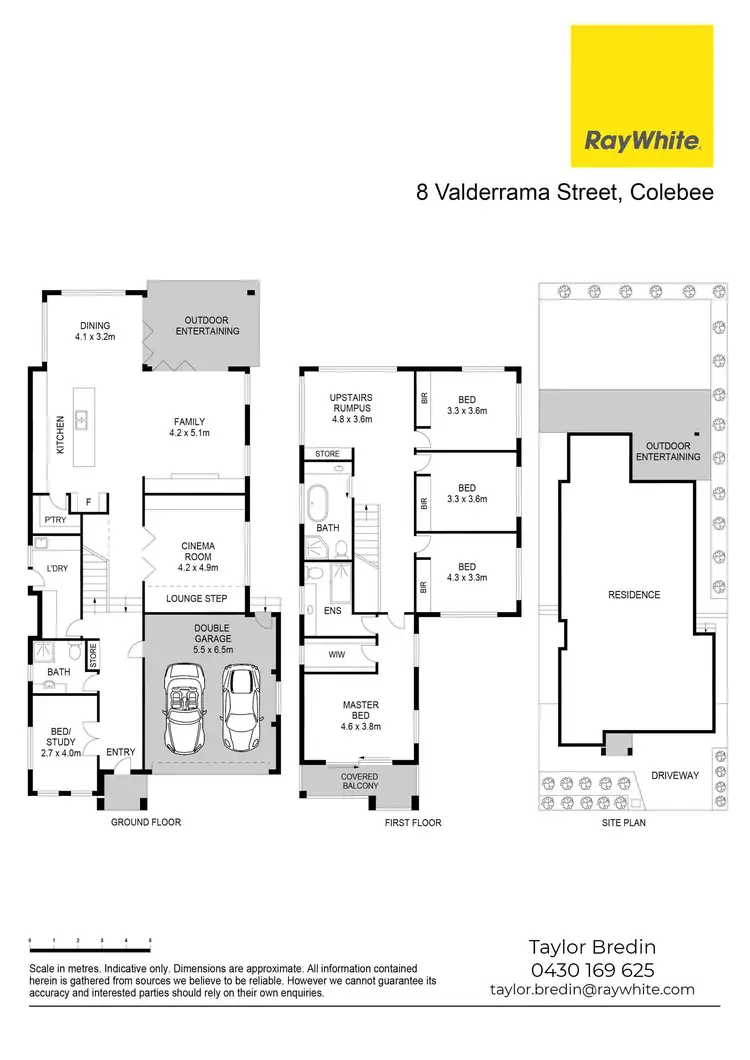 Floorplan of Homely house listing, 8 Valderrama Street, Colebee NSW 2761