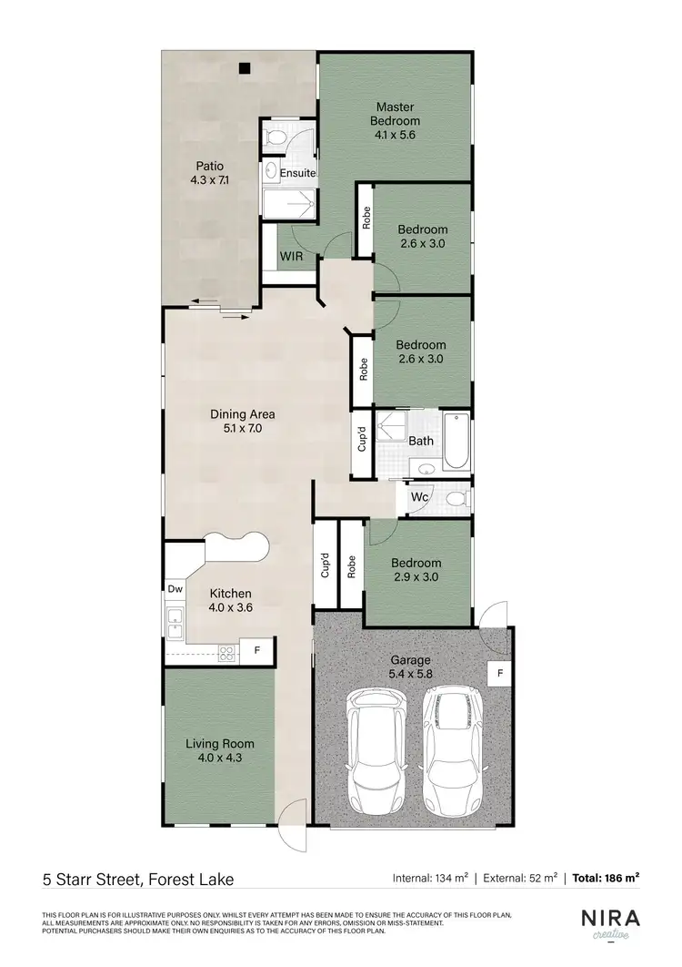 Floorplan of Homely house listing, 5 Starr Street, Forest Lake QLD 4078