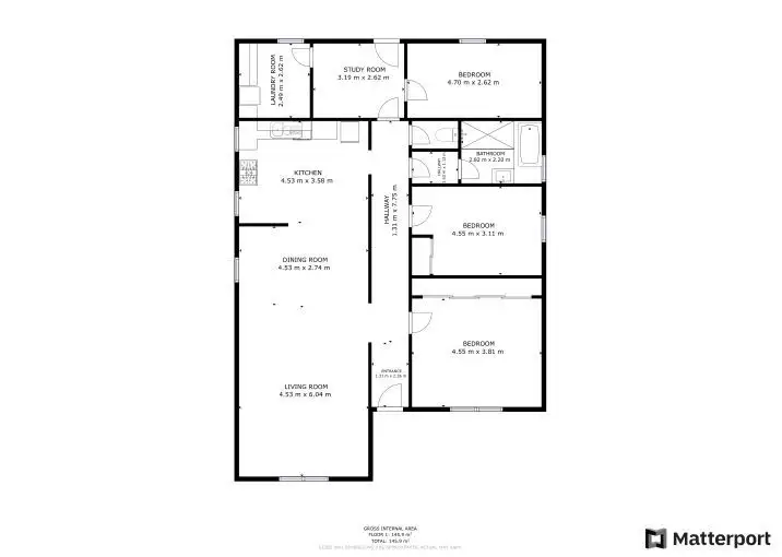 Floorplan of Homely house listing, 448 Campbell Street, Swan Hill VIC 3585