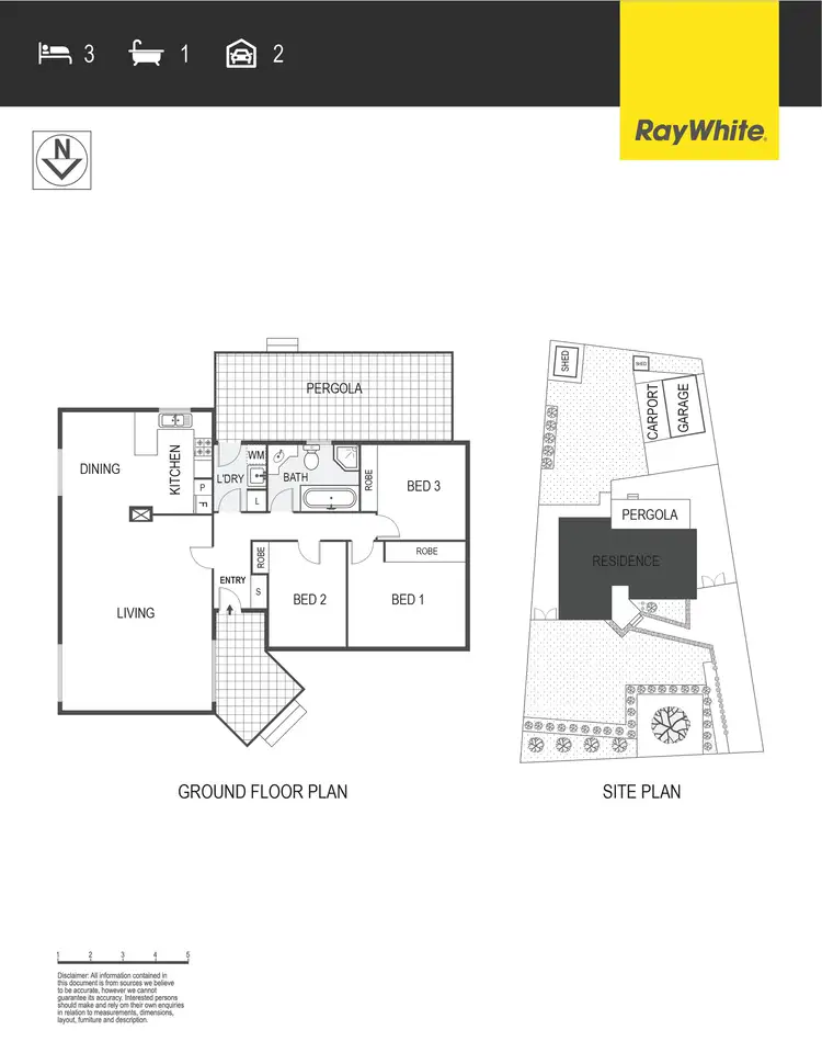 Floorplan of Homely house listing, 6 Long Place, Scullin ACT 2614