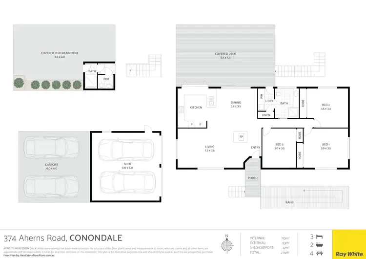 Floorplan of Homely other listing, 374 Aherns Road, Conondale QLD 4552