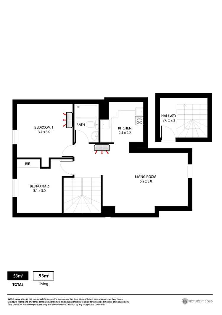 Floorplan of Homely house listing, 1006/33 Warwick Street, Walkerville SA 5081