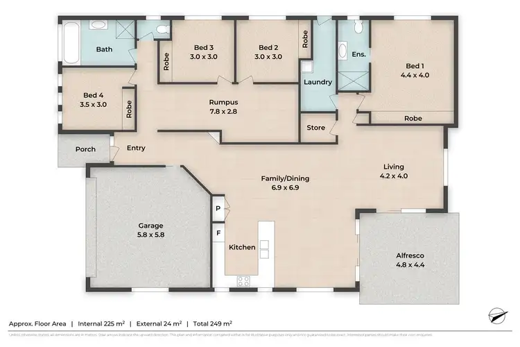 Floorplan of Homely house listing, 4 Bellevista Crescent, Wellington Point QLD 4160