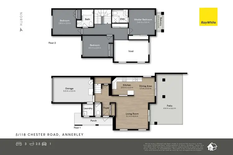 Floorplan of Homely townhouse listing, 5/118 Chester Road, Annerley QLD 4103