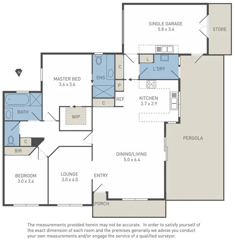 Floorplan of Homely house listing, 1/26 Fernwood Drive, Hoppers Crossing VIC 3029