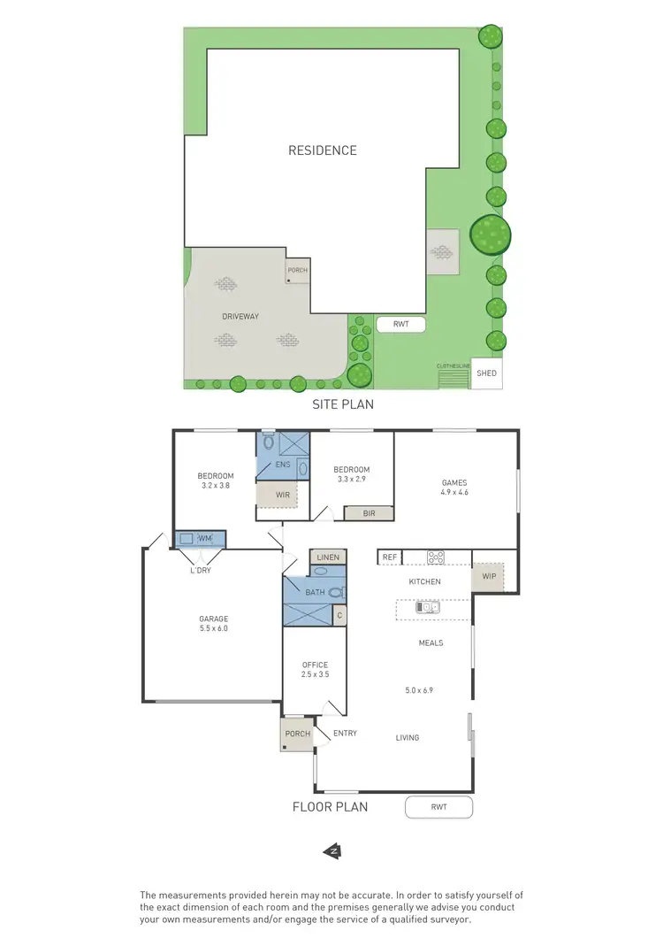Floorplan of Homely house listing, 18b Norwood Court, Hoppers Crossing VIC 3029