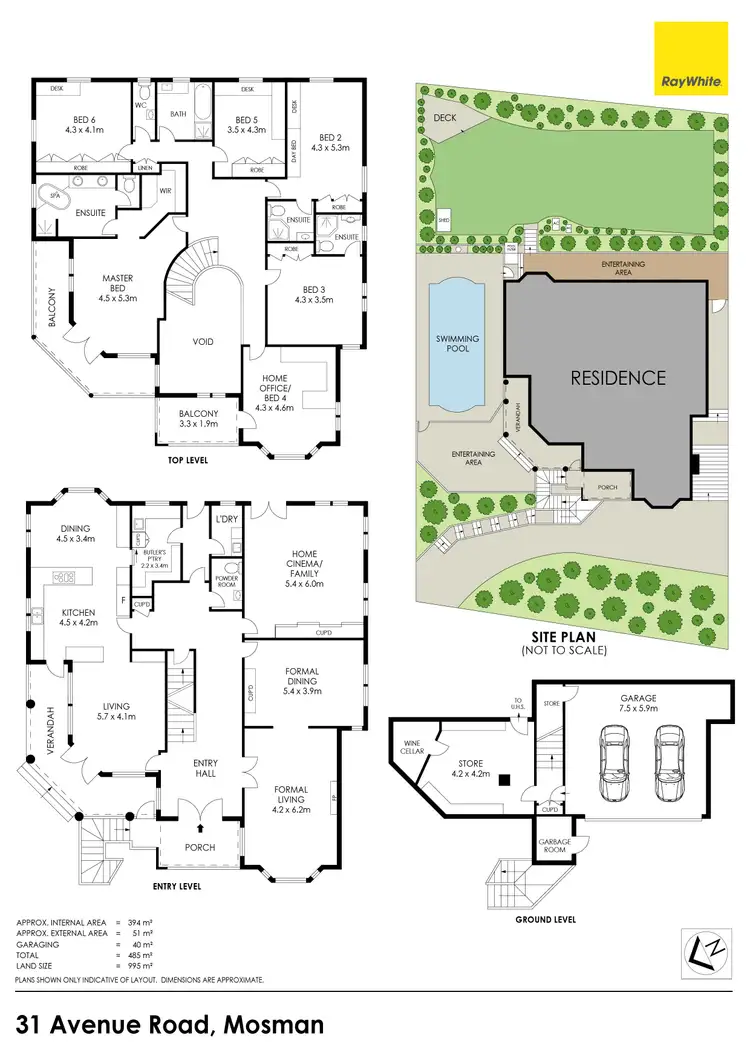 Floorplan of Homely house listing, 31 Avenue Road, Mosman NSW 2088
