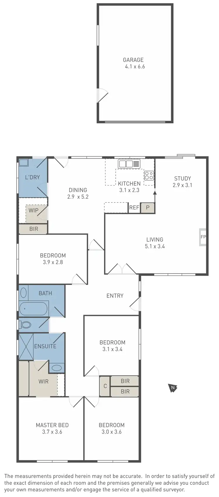 Floorplan of Homely house listing, 2 David Court, Werribee VIC 3030