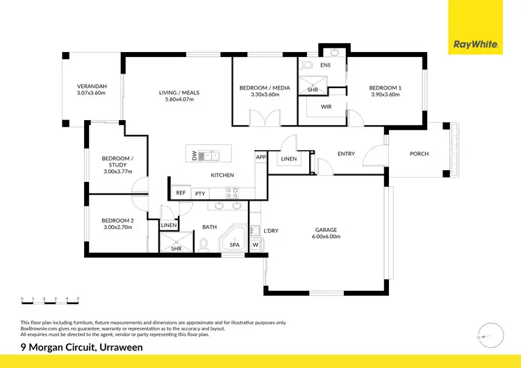 Floorplan of Homely house listing, 9 Morgan Circuit, Urraween QLD 4655