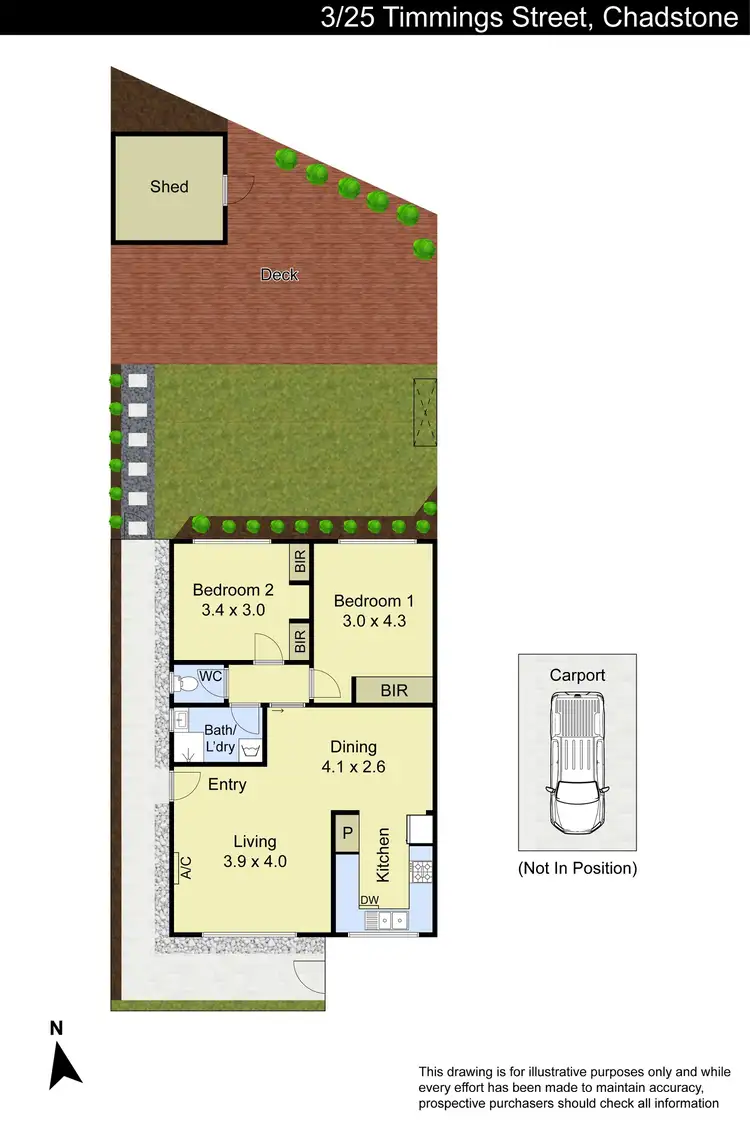 Floorplan of Homely unit listing, 3/25 Timmings Street, Chadstone VIC 3148