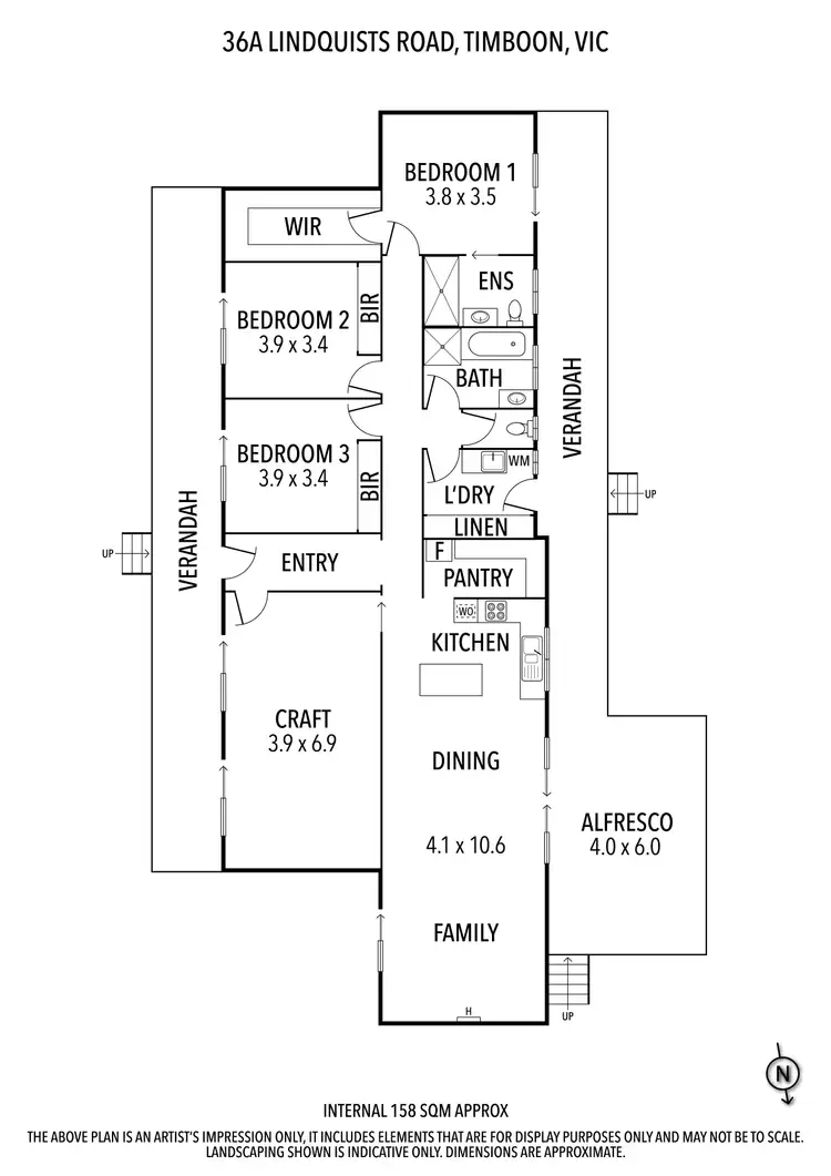 Floorplan of Homely rural property listing, 36 Lindquists Road, Timboon VIC 3268