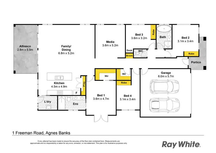 Floorplan of Homely house listing, 1 Freeman Road, Agnes Banks NSW 2753