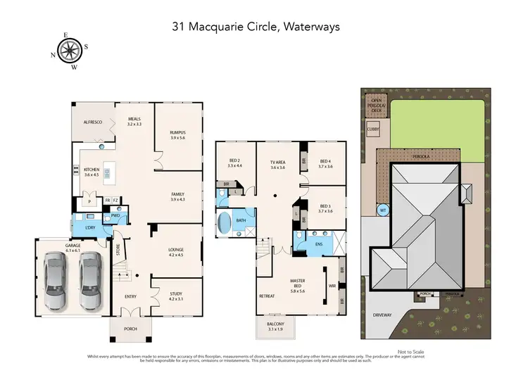 Floorplan of Homely house listing, 31 Macquarie Circle, Waterways VIC 3195