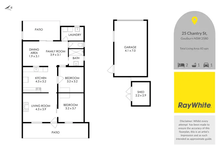 Floorplan of Homely house listing, 25 Chantry Street, Goulburn NSW 2580