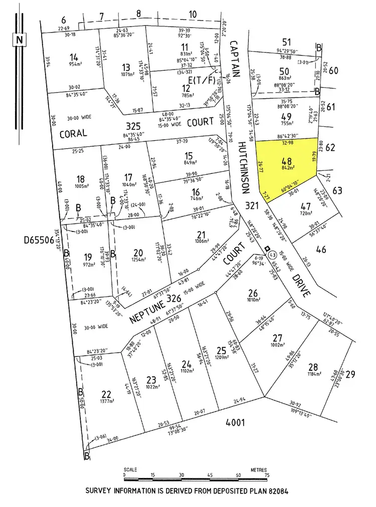 Floorplan of Homely land listing, Lot 48 No 51 Captain Hutchinson Drive, Point Turton SA 5575