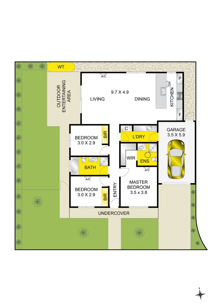 Floorplan of Homely house listing, 59 Oxford Street, Whittington VIC 3219