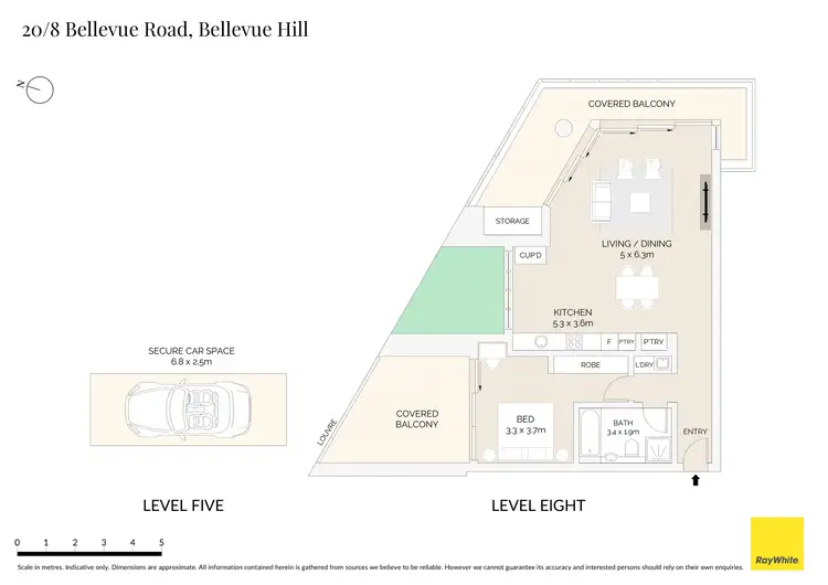 Floorplan of Homely apartment listing, 20/8 Bellevue Road, Bellevue Hill NSW 2023
