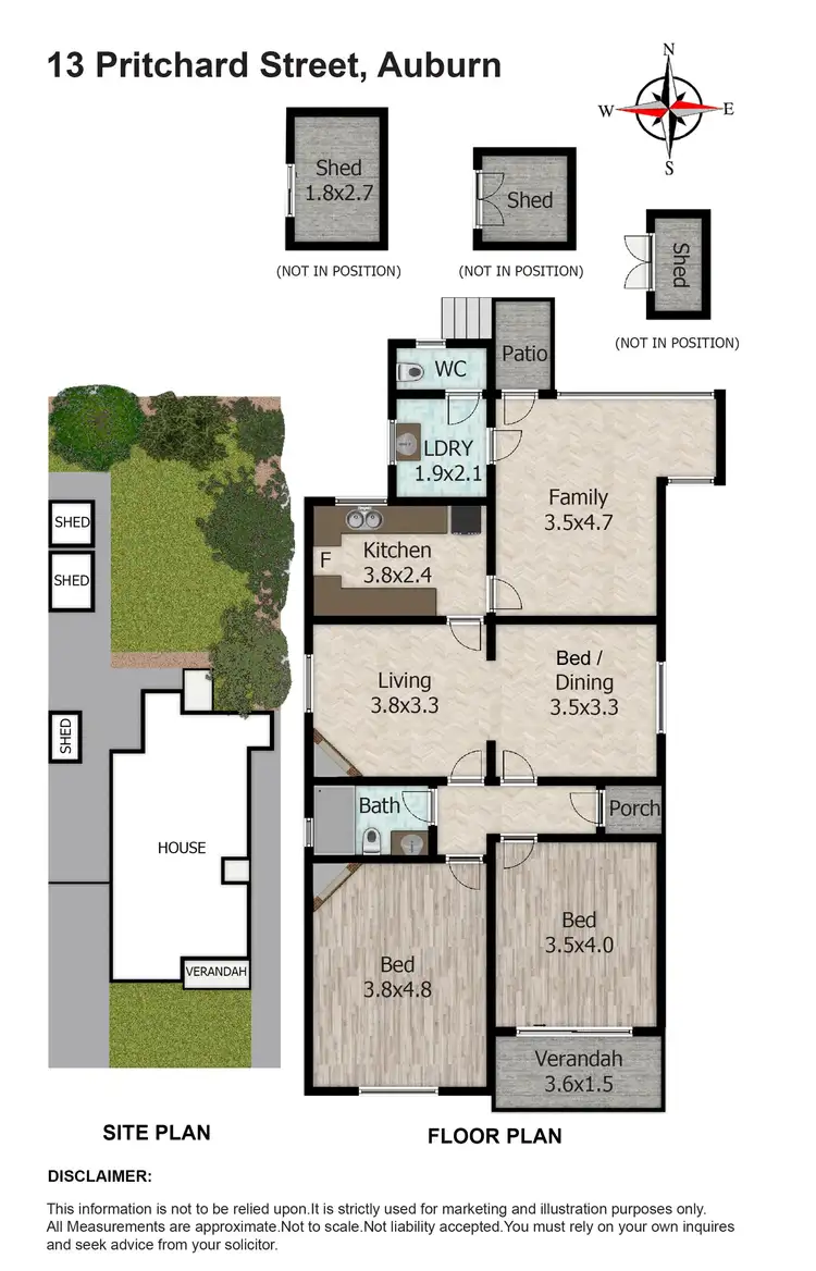 Floorplan of Homely house listing, 13 Pritchard Street, Auburn NSW 2144