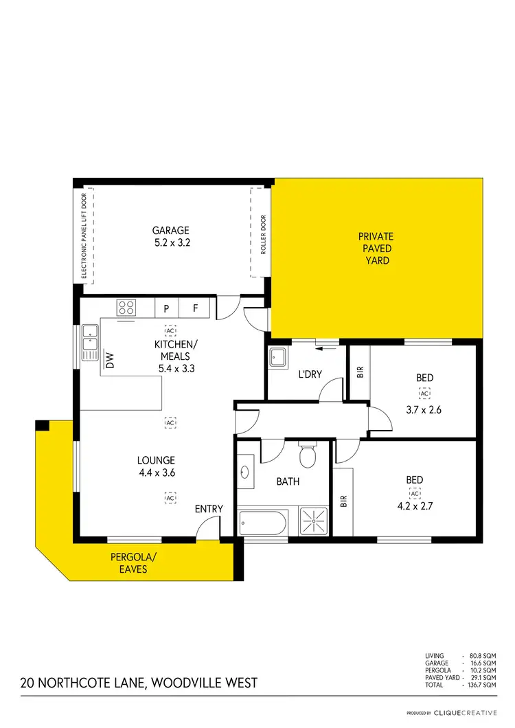 Floorplan of Homely house listing, 20 Northcote Lane, Woodville West SA 5011