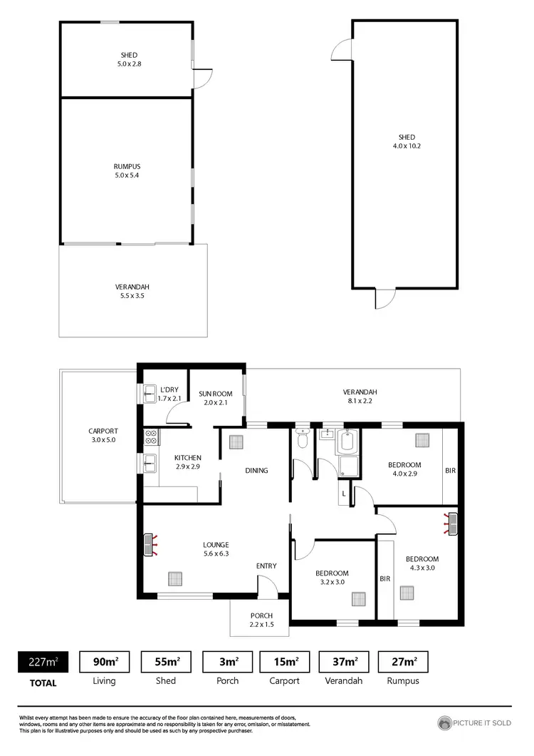 Floorplan of Homely house listing, 14 Lily Street, Blair Athol SA 5084