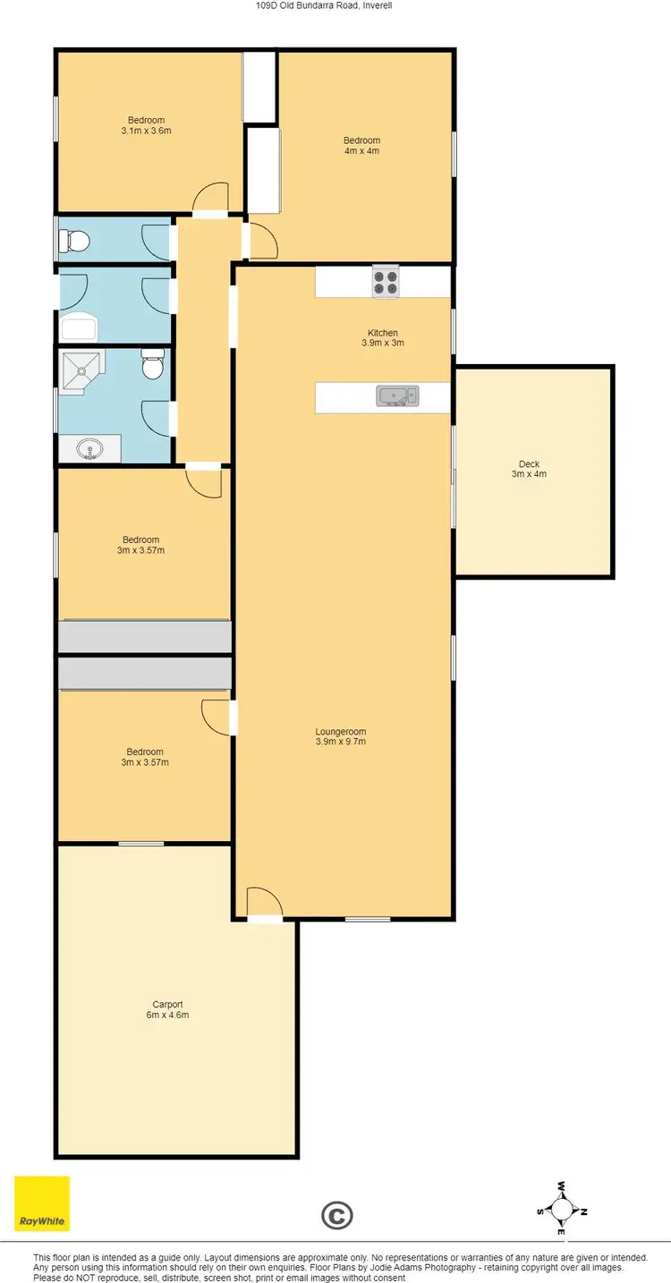 Floorplan of Homely house listing, 109D Old Bundarra Road, Inverell NSW 2360