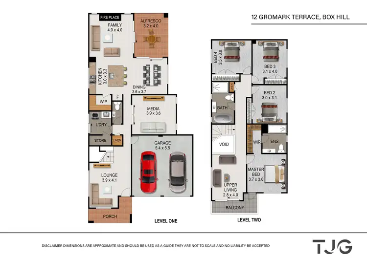 Floorplan of Homely house listing, 12 Gromark Terrace (The Gables), Box Hill NSW 2765